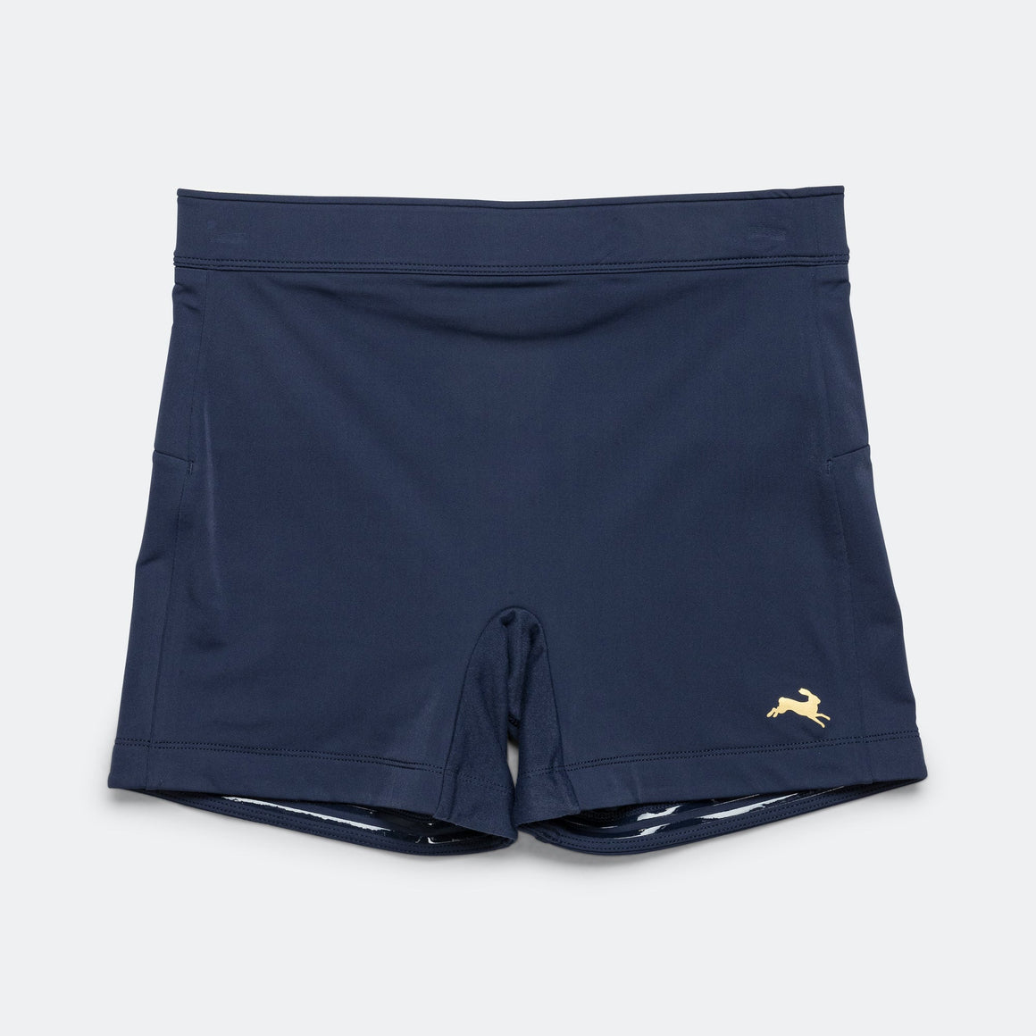 Tracksmith - Womens Turnover Short Tights - Navy - Up There Athletics