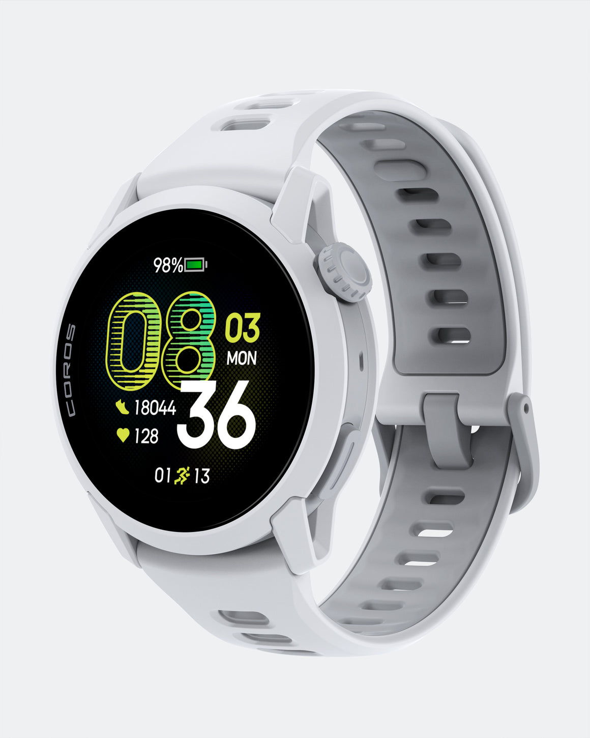 Coros - Pace 4 GPS Sport Watch - White/Silicone Band - Up There Athletics