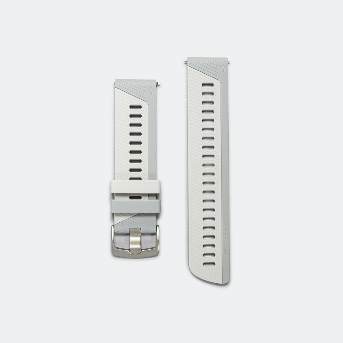 Coros - 22mm Silicon Band - Grey - Up There Athletics