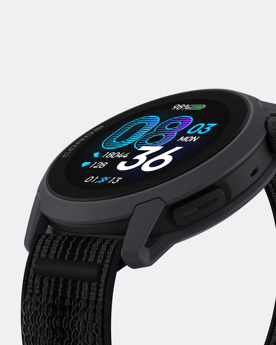 Coros - Pace 4 GPS Sport Watch - Black/Nylon Band - Up There Athletics