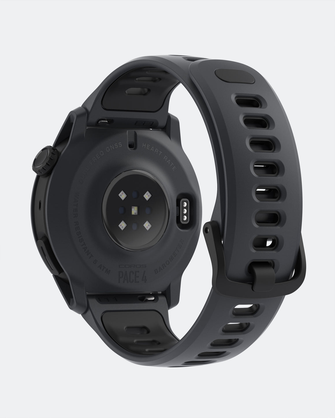 Coros - Pace 4 GPS Sport Watch - Black/Silicone Band - Up There Athletics