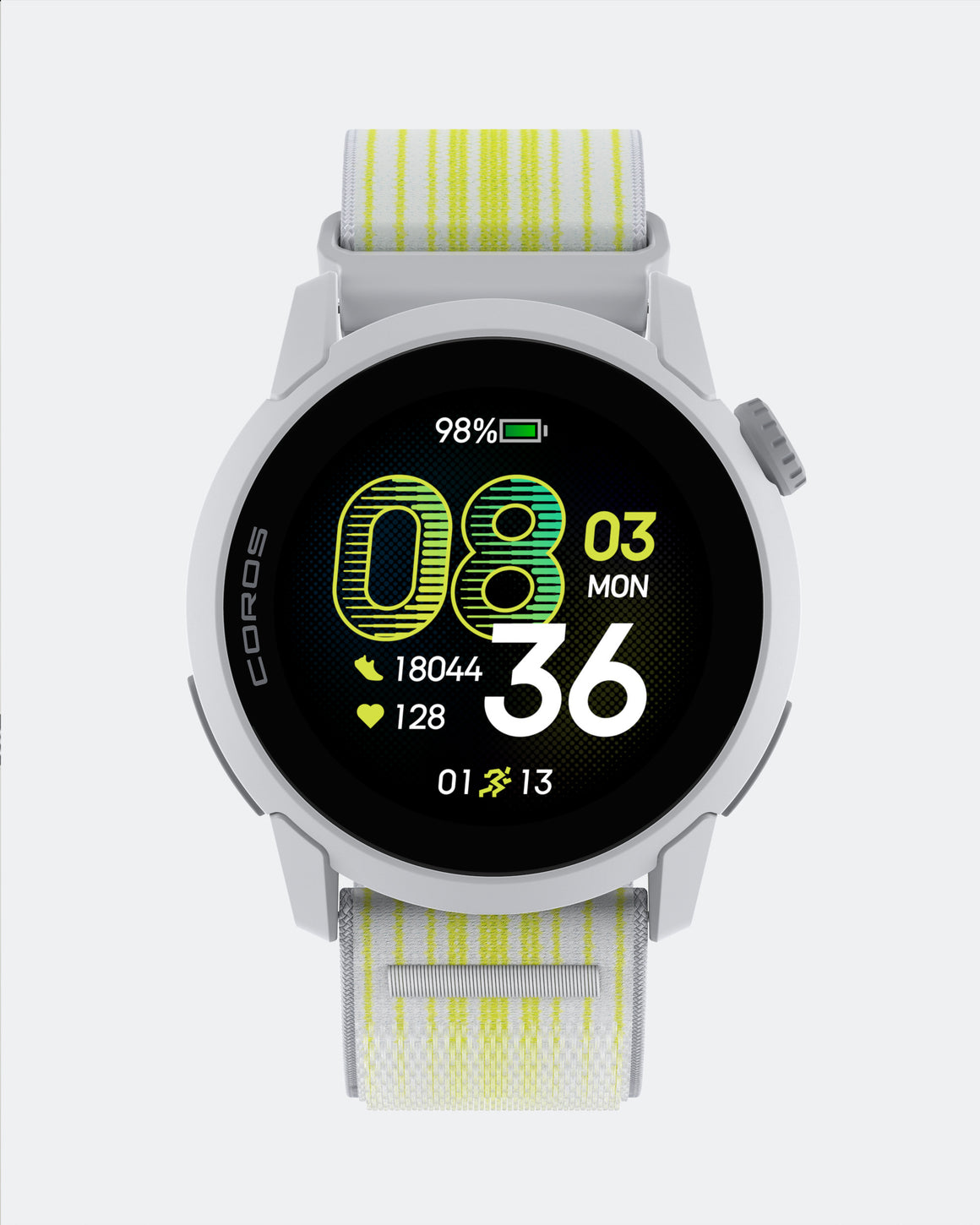 Coros - Pace 4 GPS Sport Watch - White/Nylon Band - Up There Athletics
