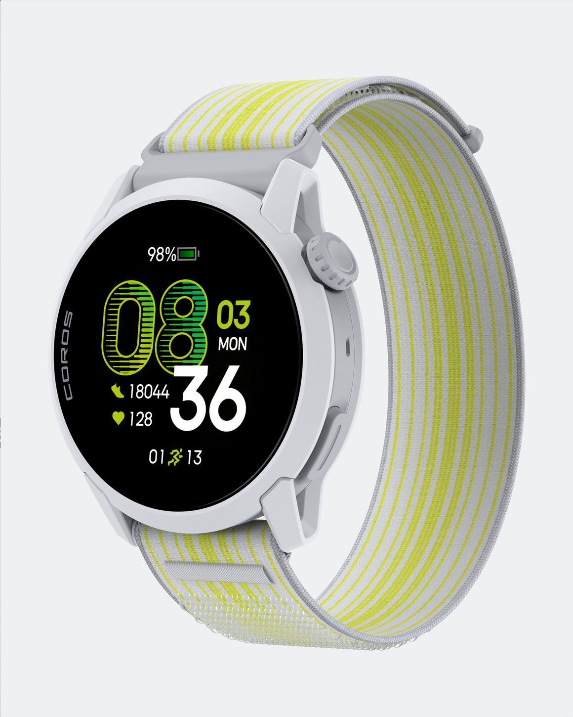 Coros - Pace 4 GPS Sport Watch - White/Nylon Band - Up There Athletics