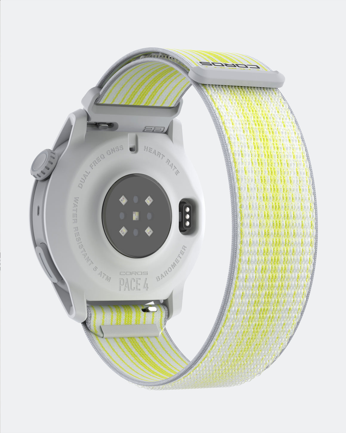 Coros - Pace 4 GPS Sport Watch - White/Nylon Band - Up There Athletics