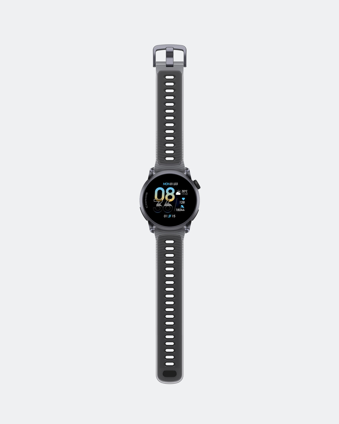 Coros - Pace 4 GPS Sport Watch - Crystal/Black Silicone Band - Up There Athletics