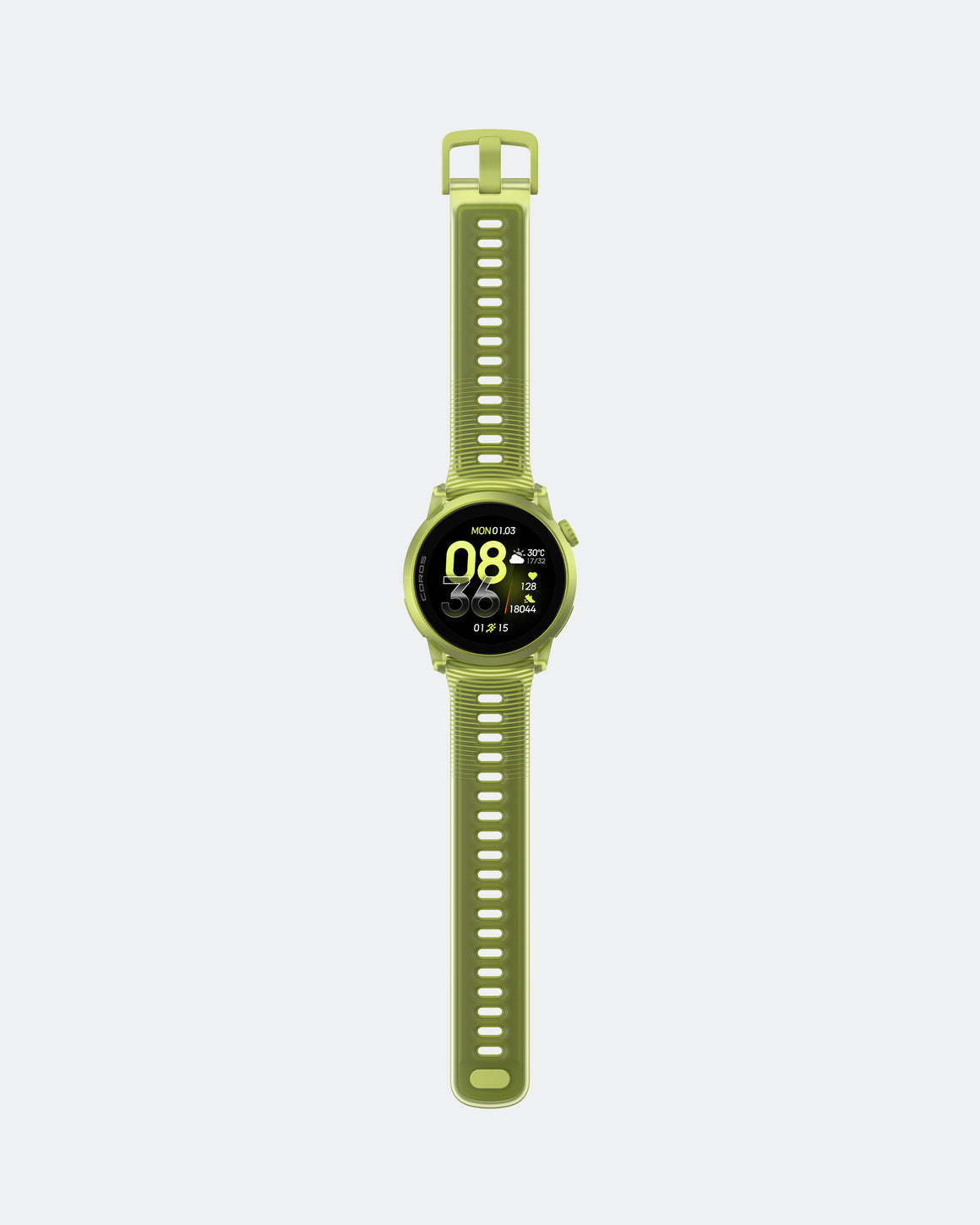 Coros - Pace 4 GPS Sport Watch - Neon Yellow/Silicone Band - Up There Athletics