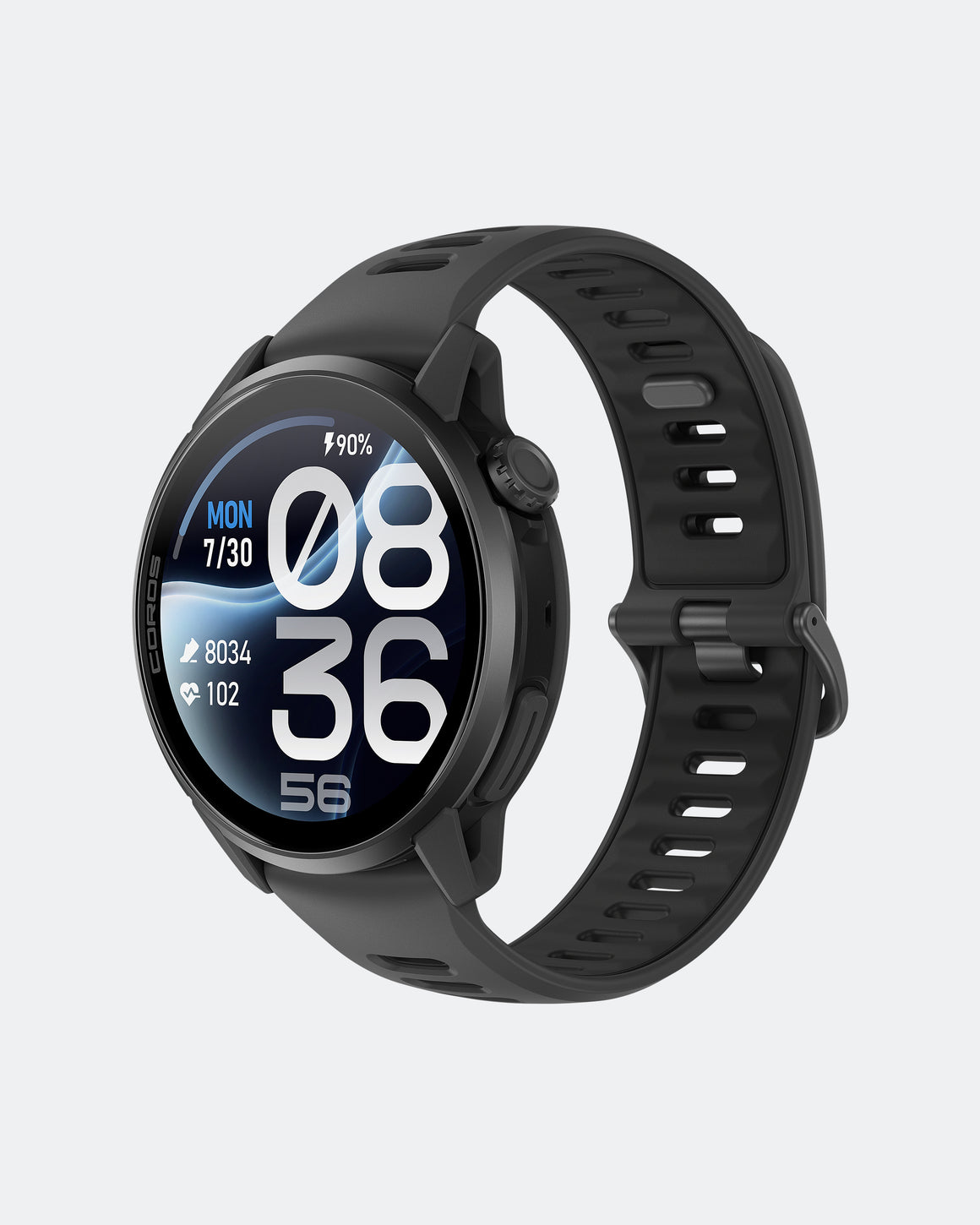 Coros - Pace 4 Pro GPS Sports Watch - Black/Silicone Band - Up There Athletics