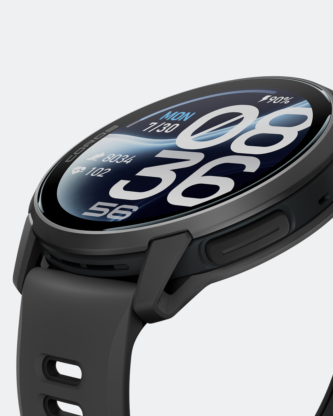 Coros - Pace 4 Pro GPS Sports Watch - Black/Silicone Band - Up There Athletics