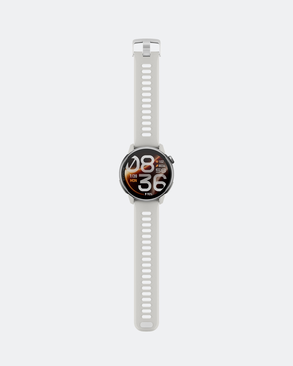 Coros - Pace 4 Pro GPS Sports Watch - White/Silicone Band - Up There Athletics