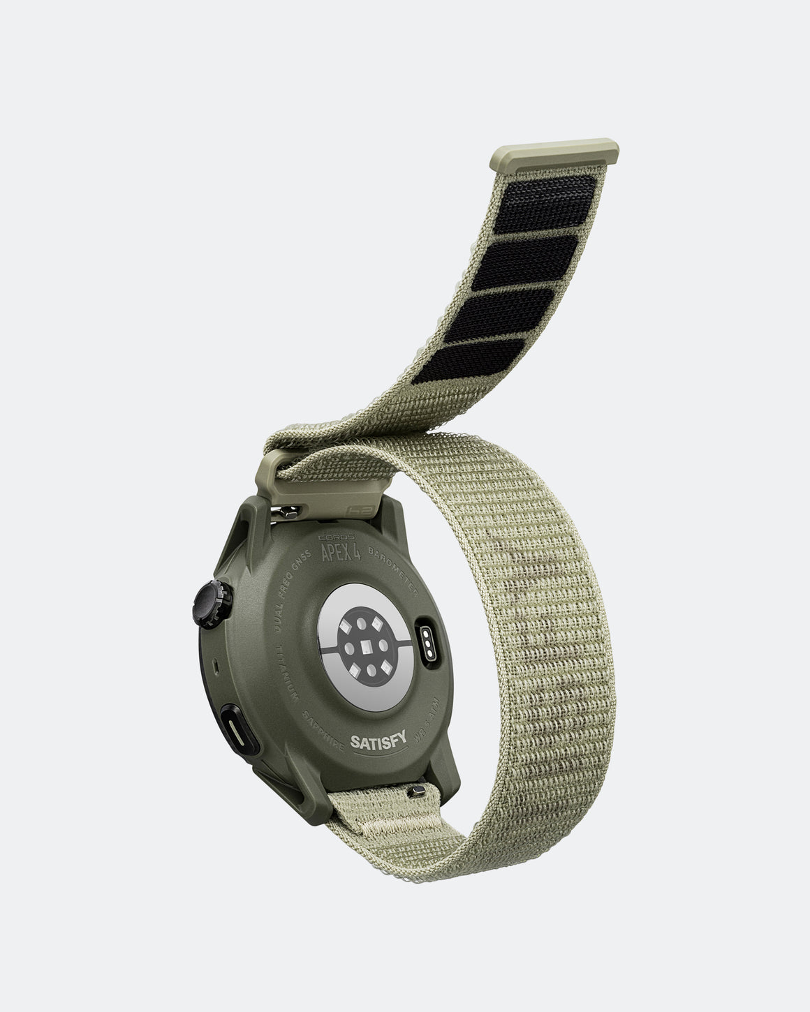 Coros - Apex 4 46mm x Satisfy - Burnt Olive - Up There Athletics
