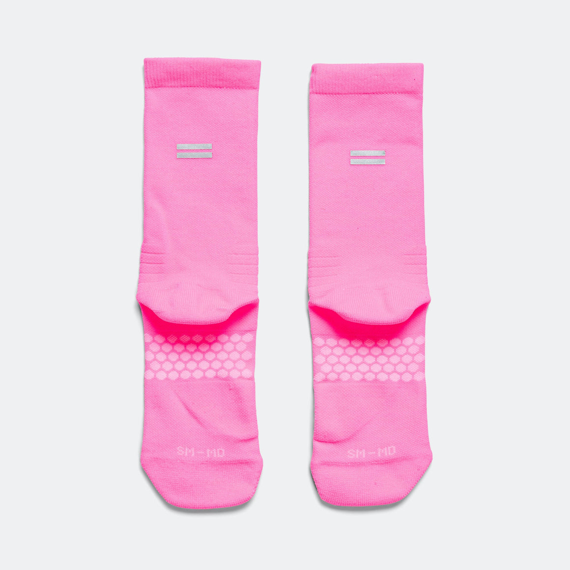 Shyu - Half Crew Racing Socks - Pink/Pink - Up There Athletics