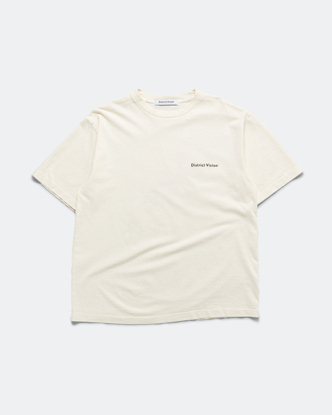 District Vision - Arrow Eye California Cotton Tee - Vintage White - Up There Athletics