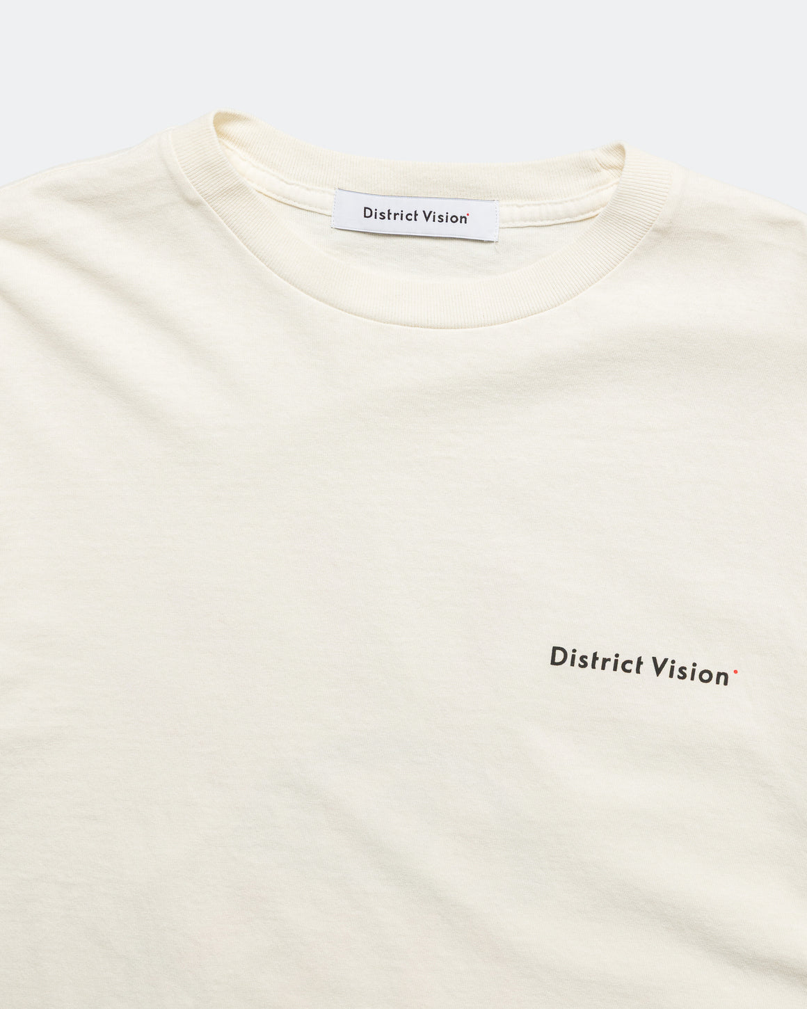 District Vision - Arrow Eye California Cotton Tee - Vintage White - Up There Athletics