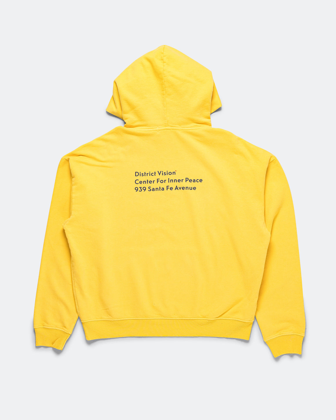 District Vision - California Cotton Hoodie - Staff Hoodie Warm Citron - Up There Athletics