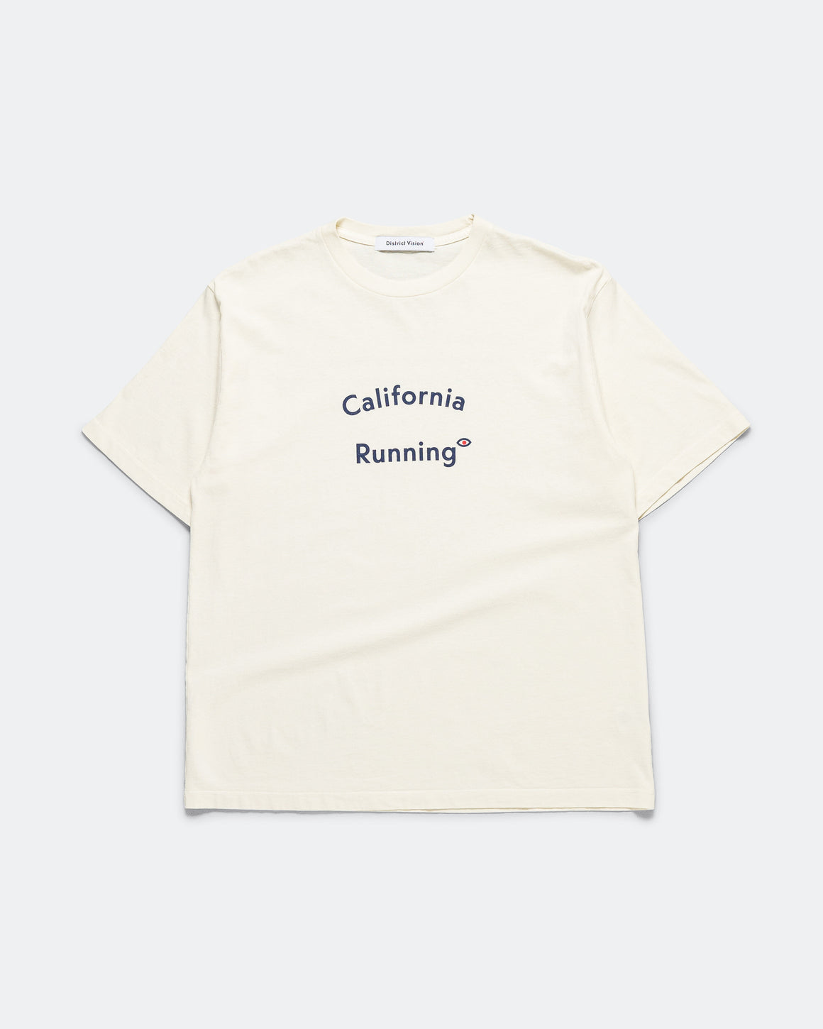 District Vision - California Cotton Tee - Staff Tee Vintage White - Up There Athletics