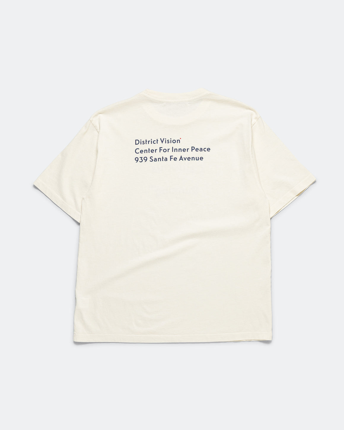District Vision - California Cotton Tee - Staff Tee Vintage White - Up There Athletics