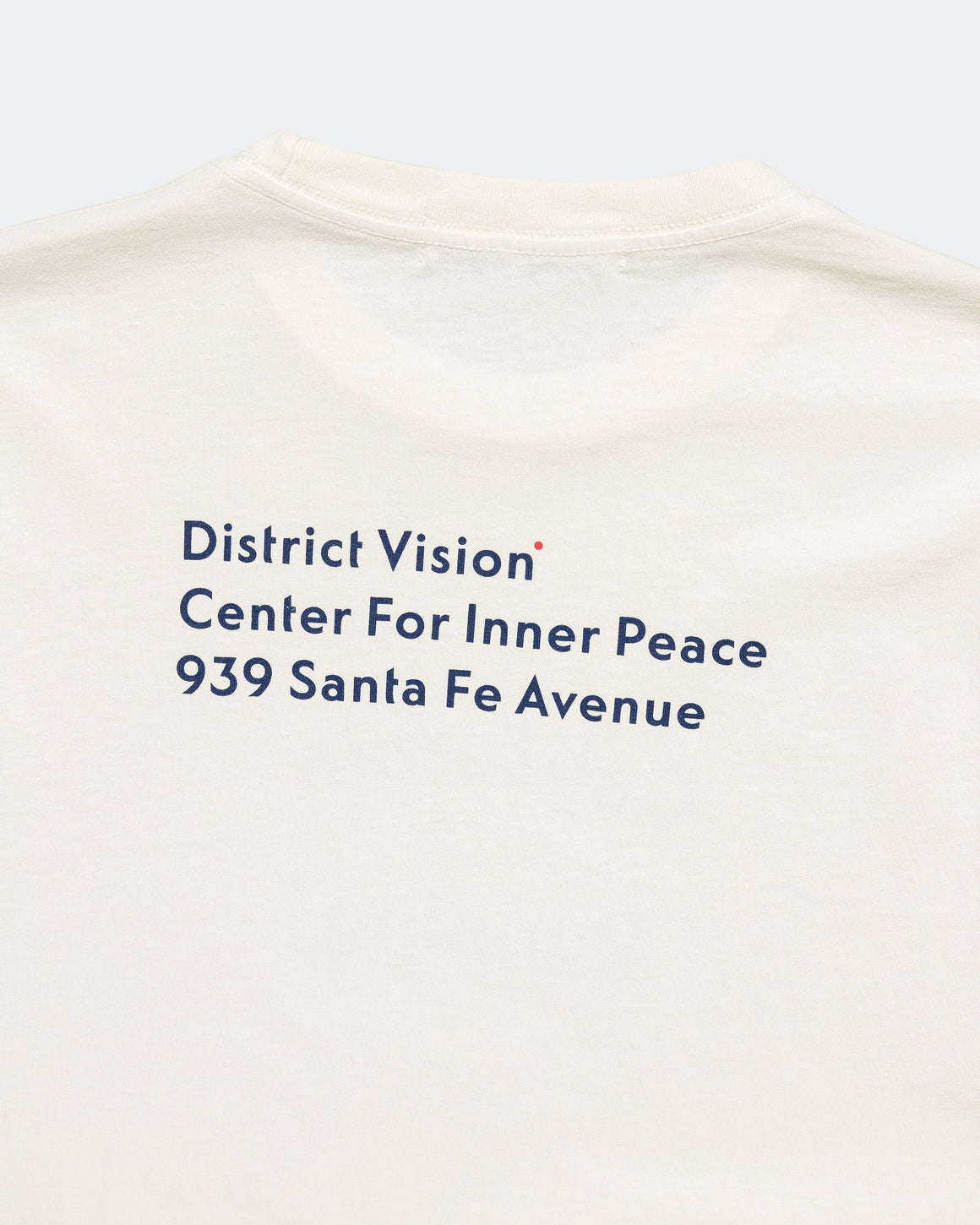 District Vision - California Cotton Tee - Staff Tee Vintage White - Up There Athletics