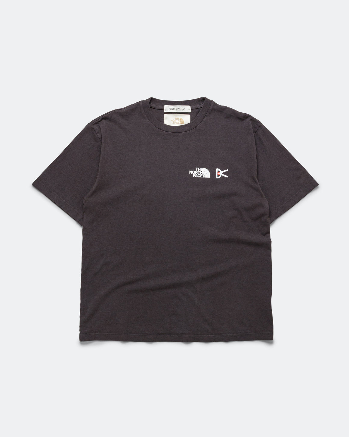 District Vision - California Cotton Tee x The North Face - Vintage Black - Up There Athletics