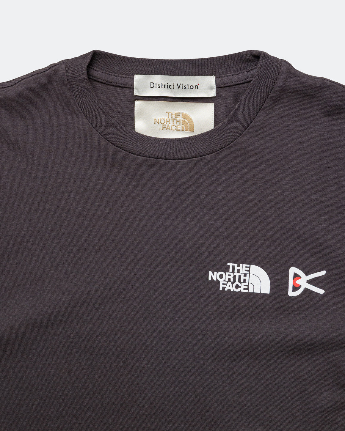 District Vision - California Cotton Tee x The North Face - Vintage Black - Up There Athletics