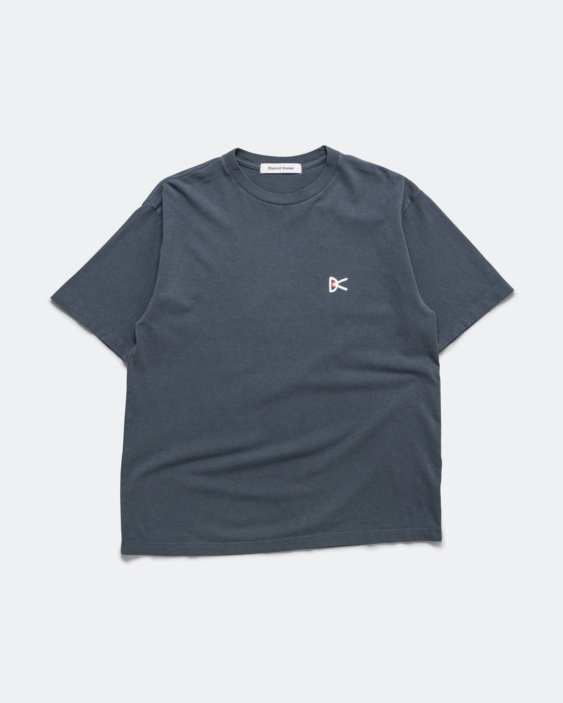 District Vision - Dad California Cotton Tee - Warm Blue - Up There Athletics
