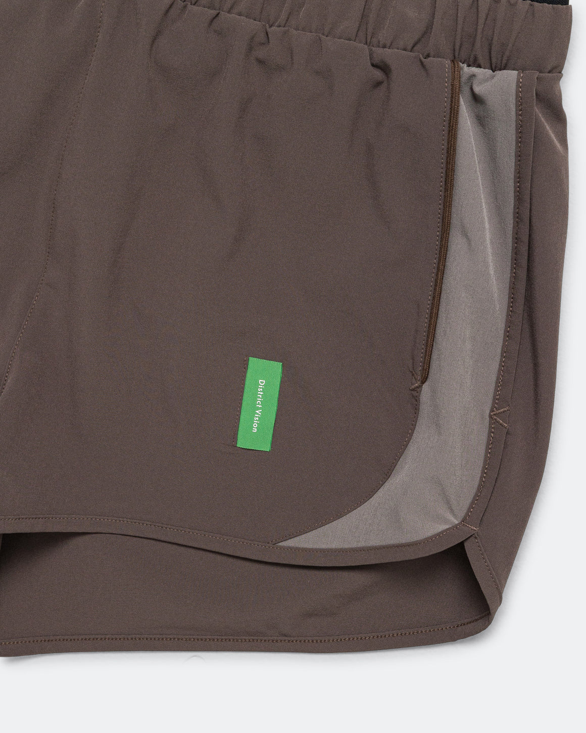 District Vision - Mens 2in Training Shorts - Carbon/Dark Taupe - Up There Athletics