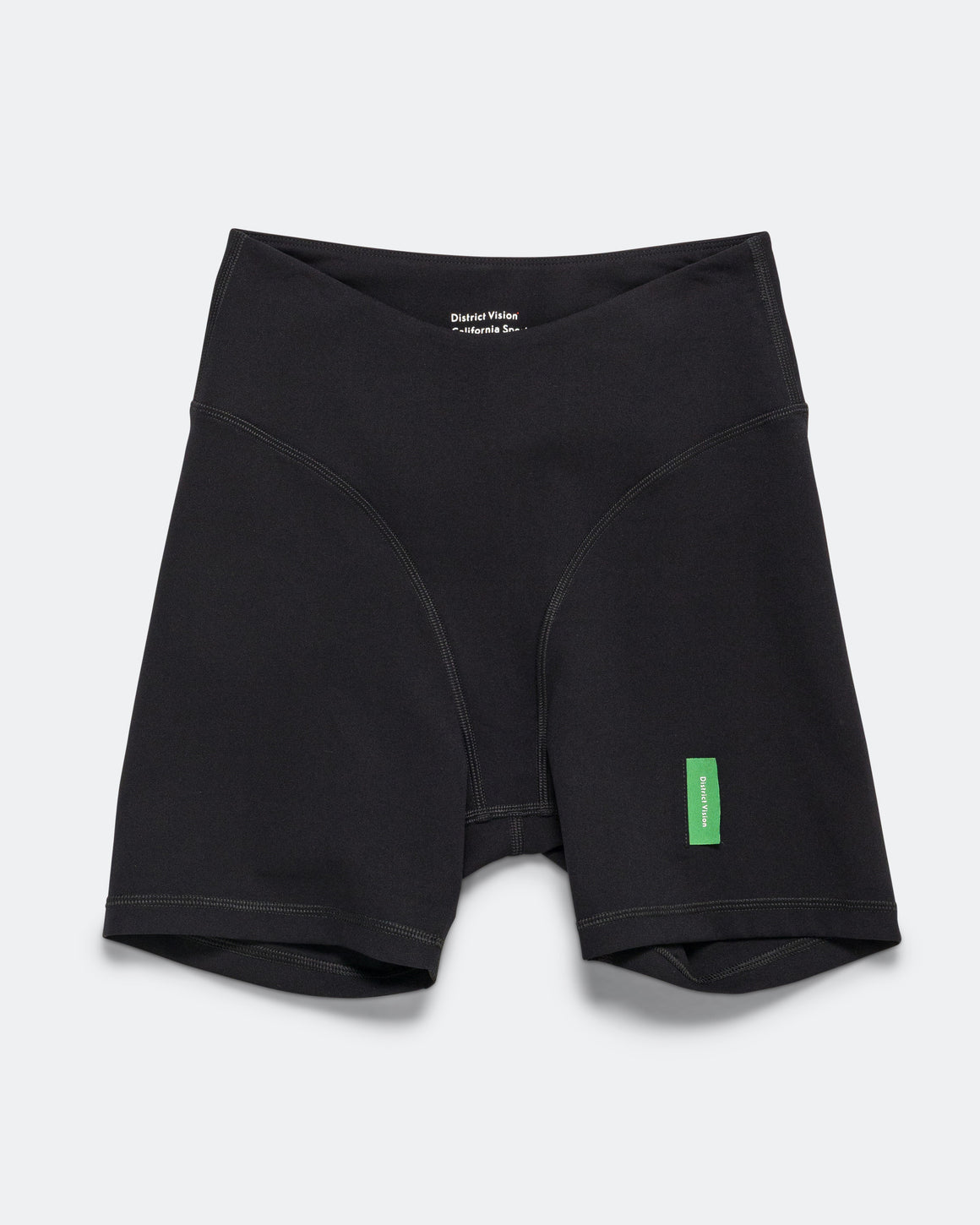 District Vision - Womens 5in Interlock Tights - Black - Up There Athletics