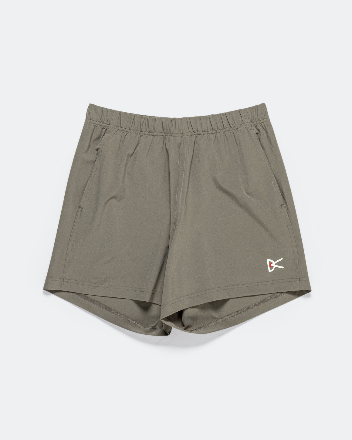 District Vision - Mens 5in Linerless Shorts - Oyster - Up There Athletics