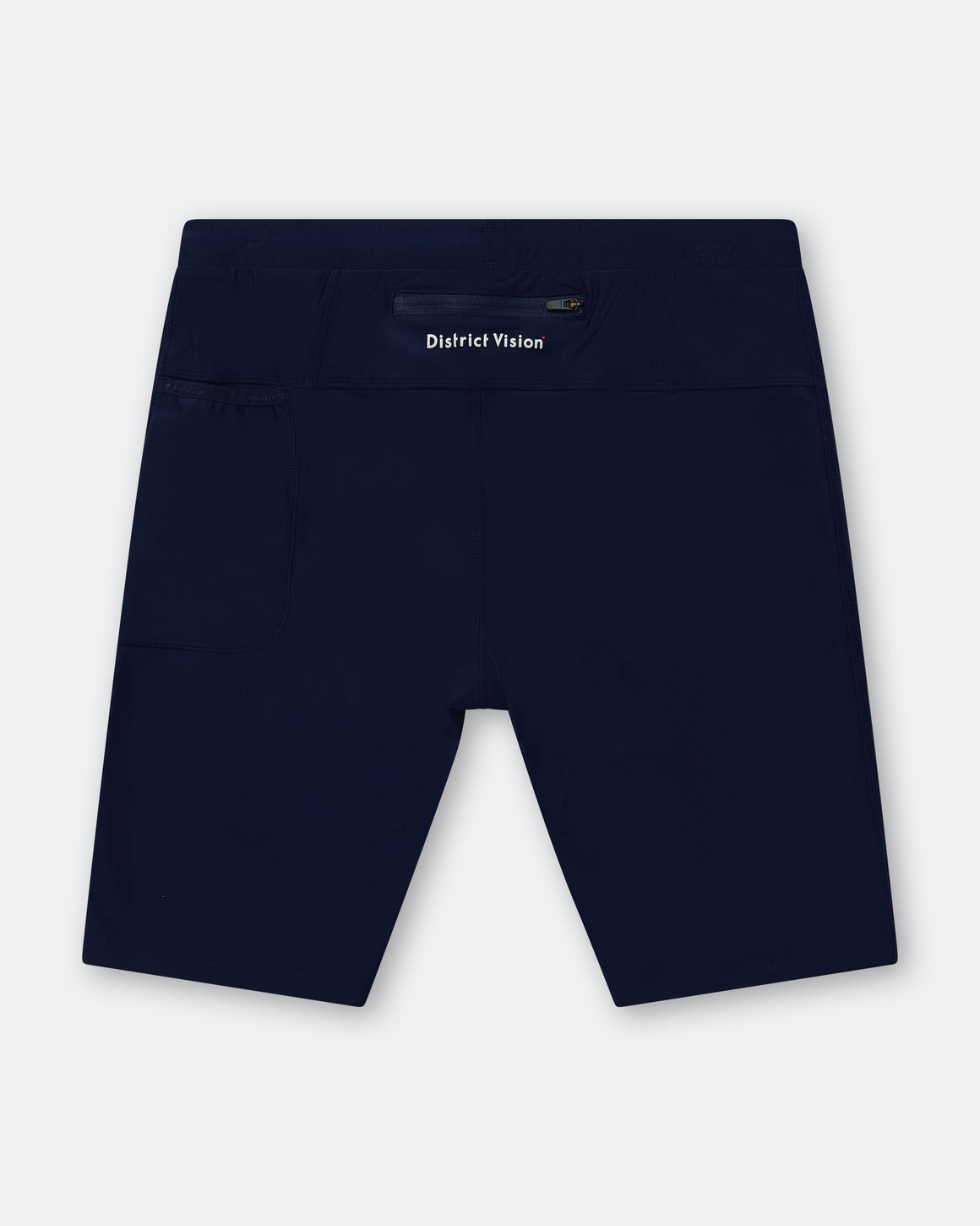 District Vision - Mens 9in Recycled Half Tights - Indigo - Up There Athletics