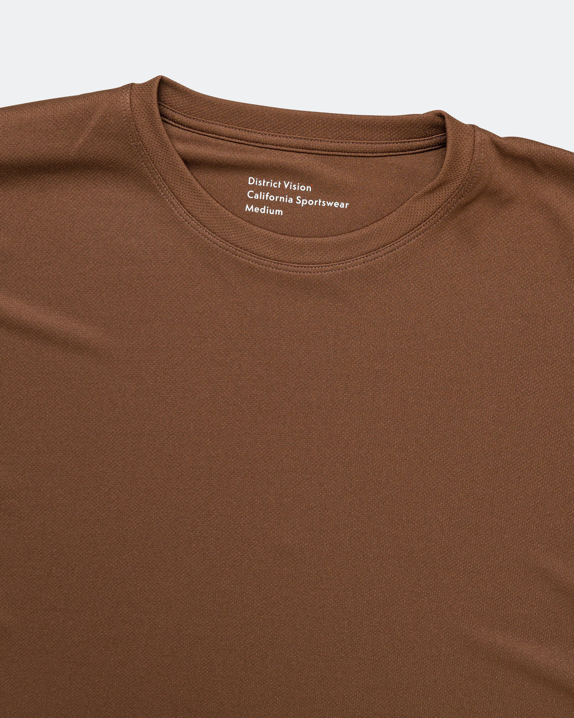 District Vision - Mens Compression Boxy Training Tee - Espresso/Black - Up There Athletics