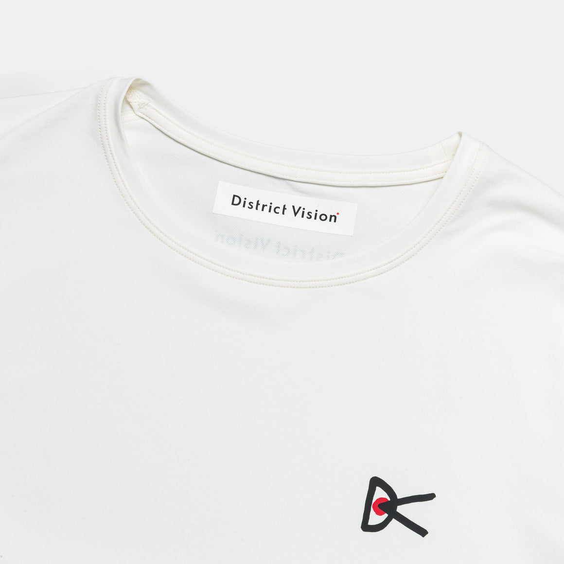 District Vision - Mens Lightweight Short Sleeve Tee - Lunar White - Up There Athletics