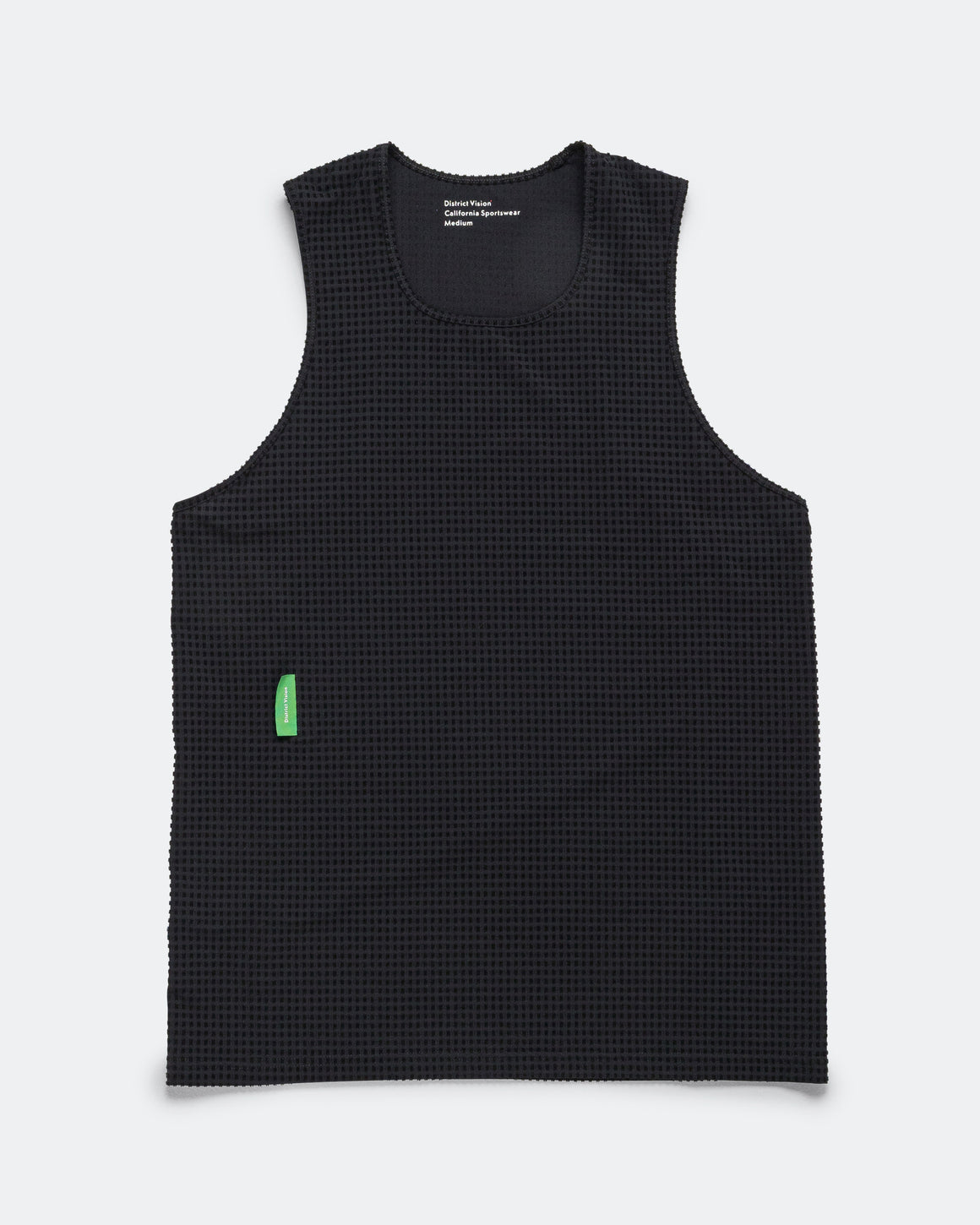 District Vision - Mens Payen Race Singlet - Black - Up There Athletics