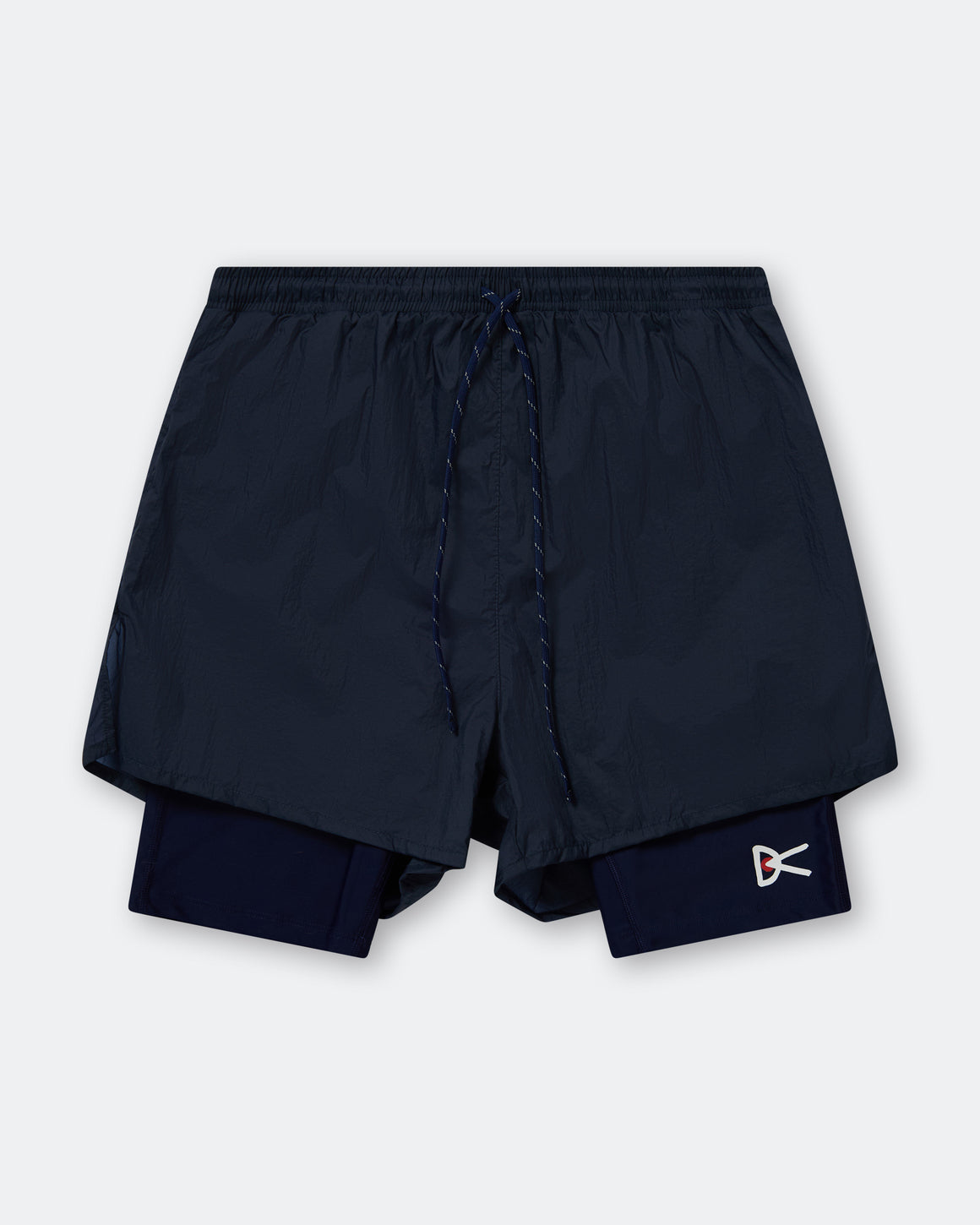 District Vision - Mens Ripstop Layered Trail Shorts - Black - Up There Athletics
