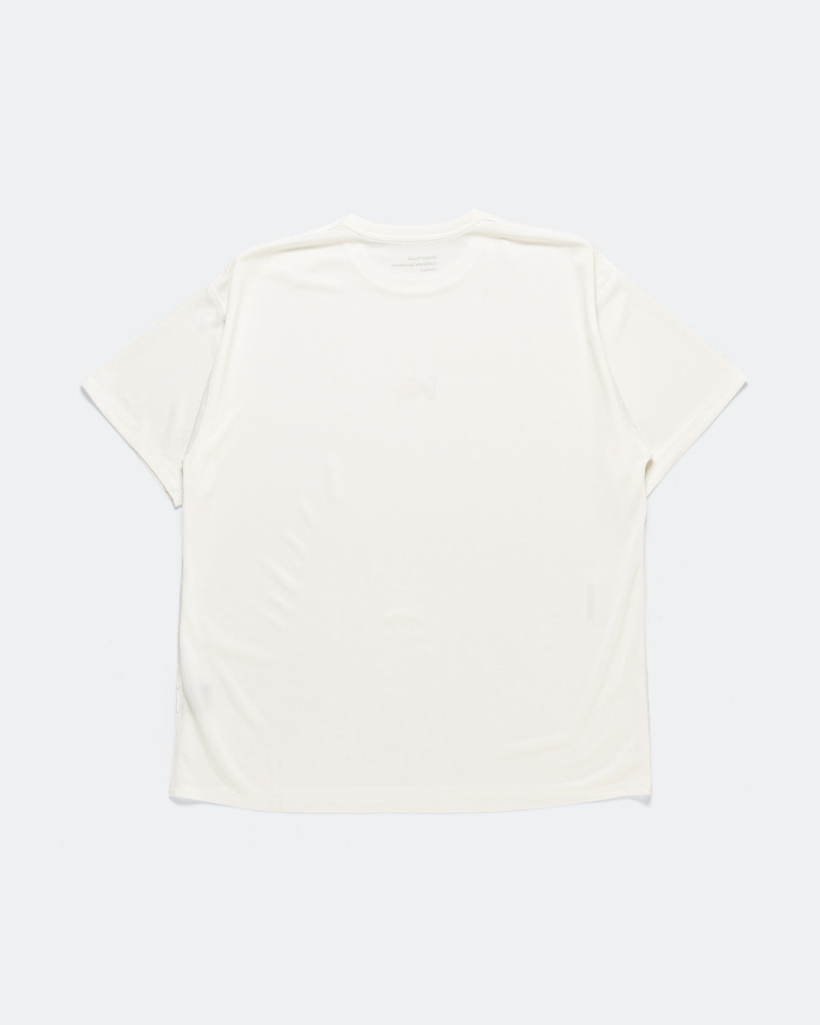 District Vision - Mens Short Sleeve Boxy Training Tee - Lunar White - Up There Athletics