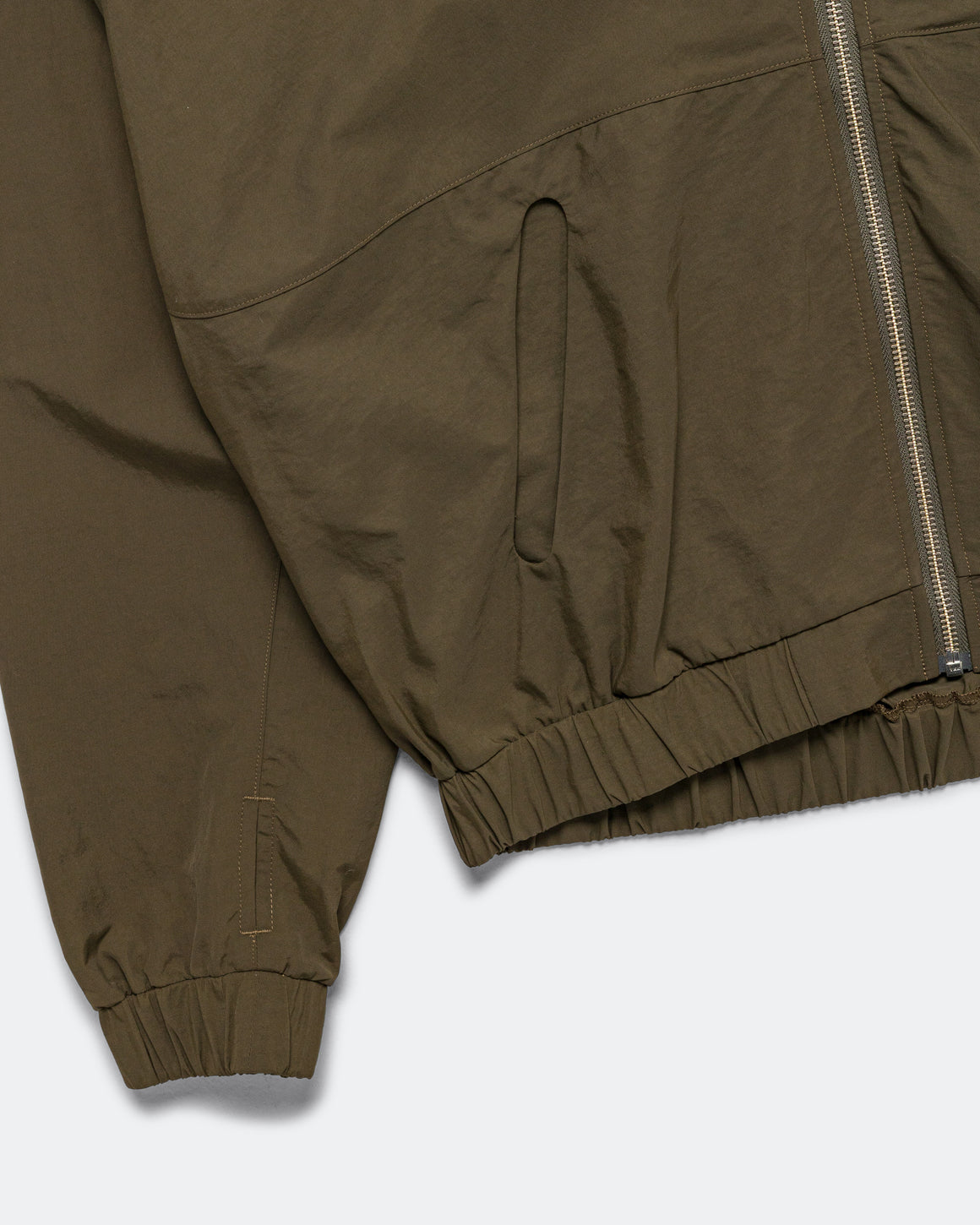 District Vision - Mens Taslan Nylon Jacket - Moss - Up There Athletics