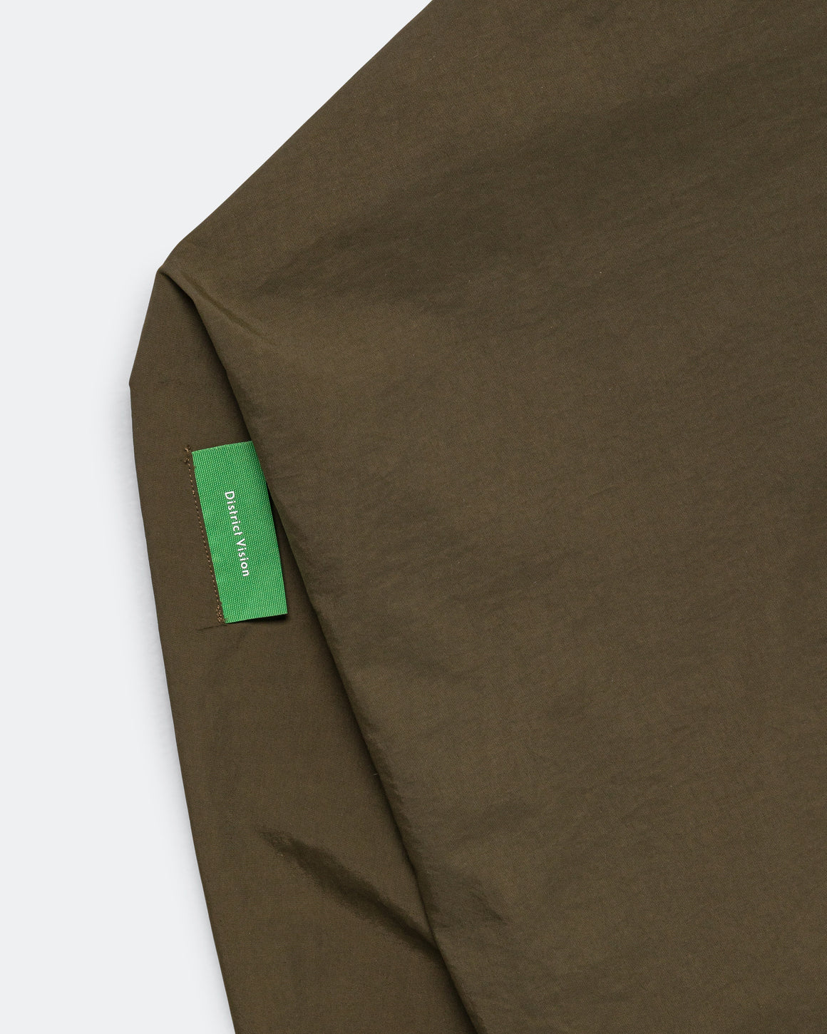 District Vision - Mens Taslan Nylon Jacket - Moss - Up There Athletics