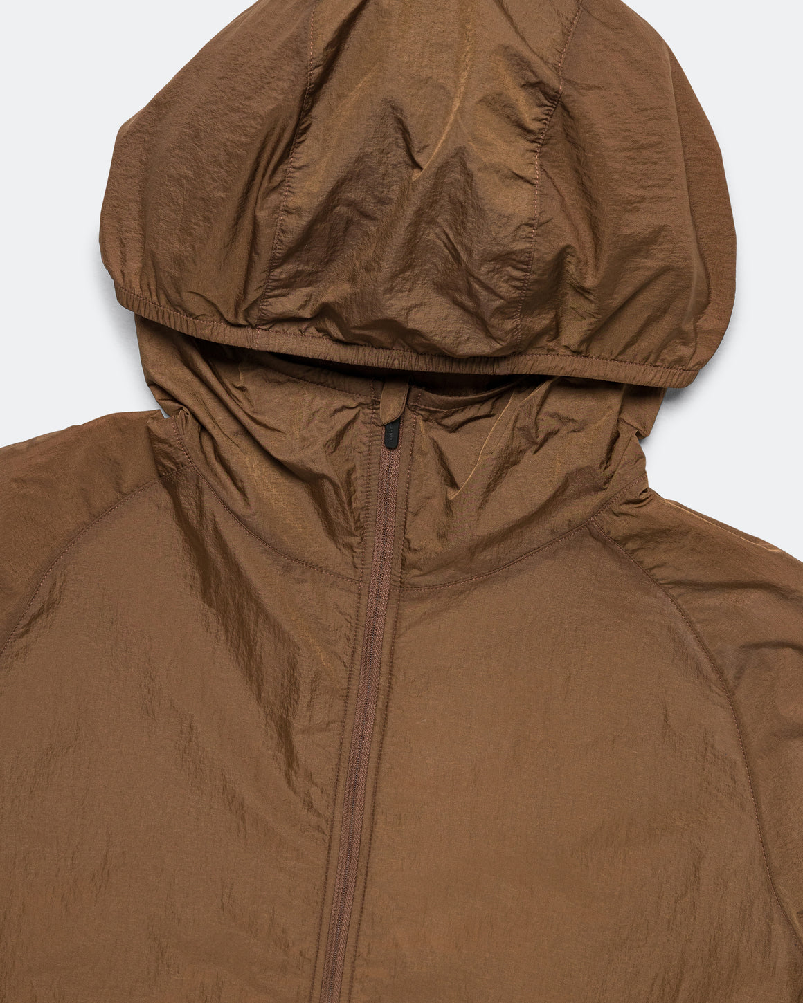 District Vision - Mens Ultralight Nylon Wind Jacket - Espresso - Up There Athletics