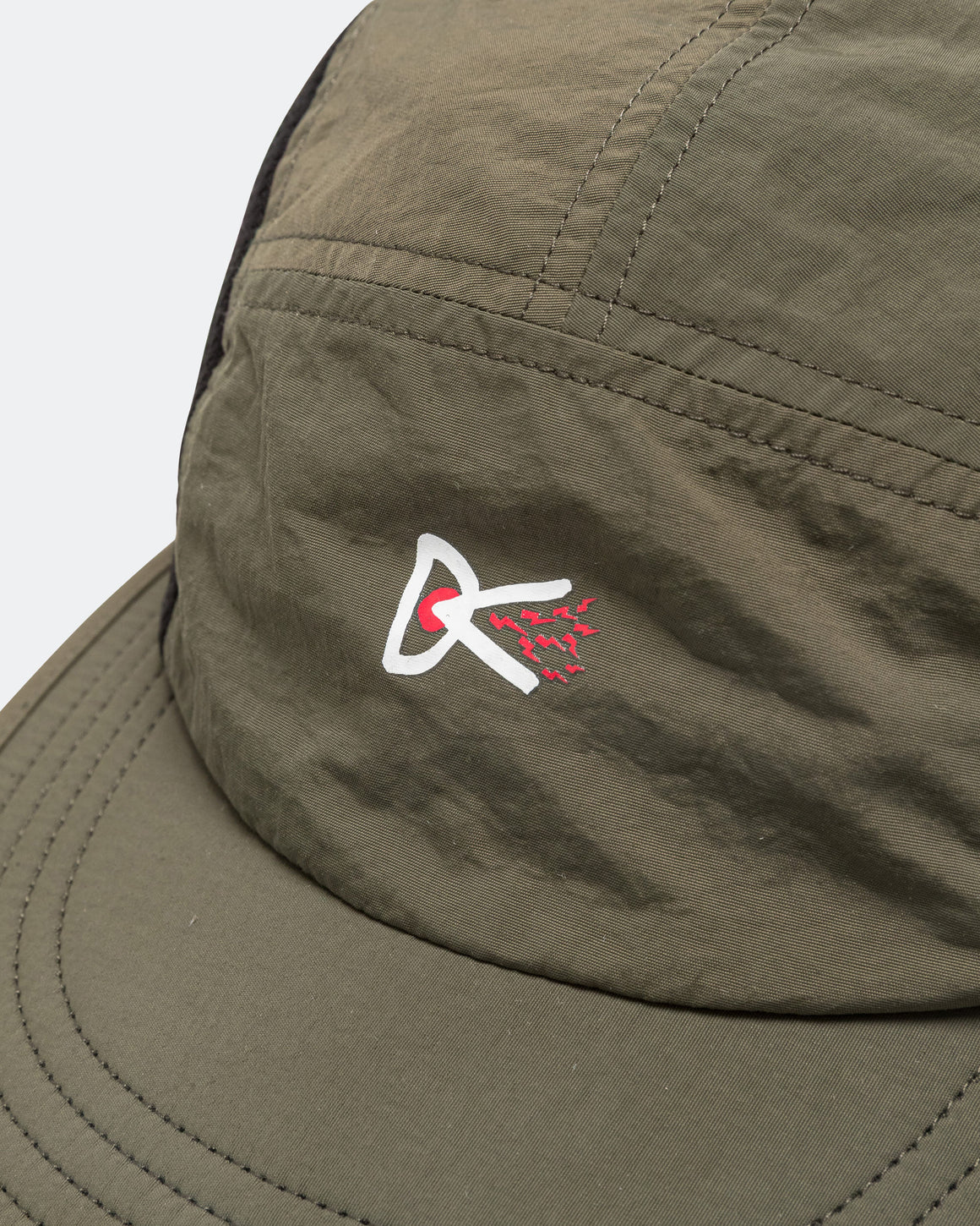 District Vision - Nylon Paneled Mesh Hat - Green - Up There Athletics