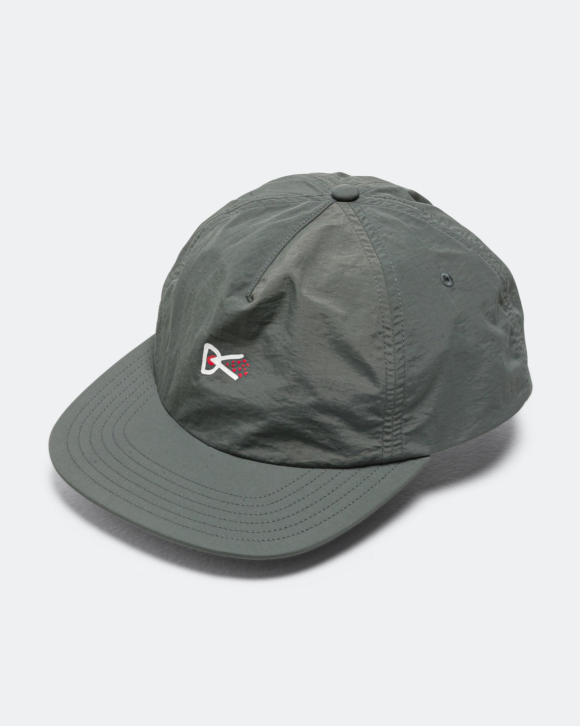 District Vision - Paneled Nylon Hat - Cool Sage - Up There Athletics