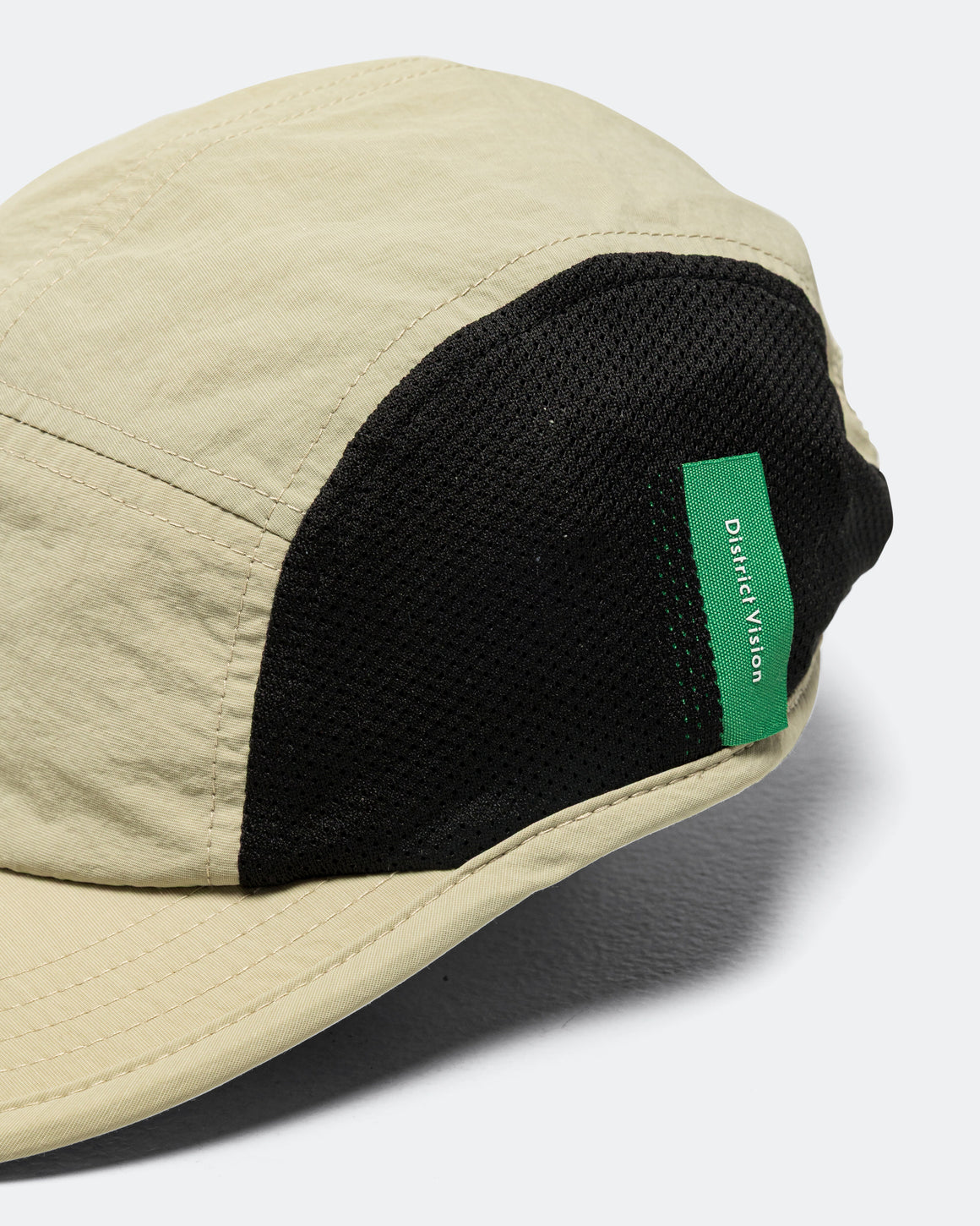 District Vision - Performance Panelled Mesh Hat - Sand - Up There Athletics