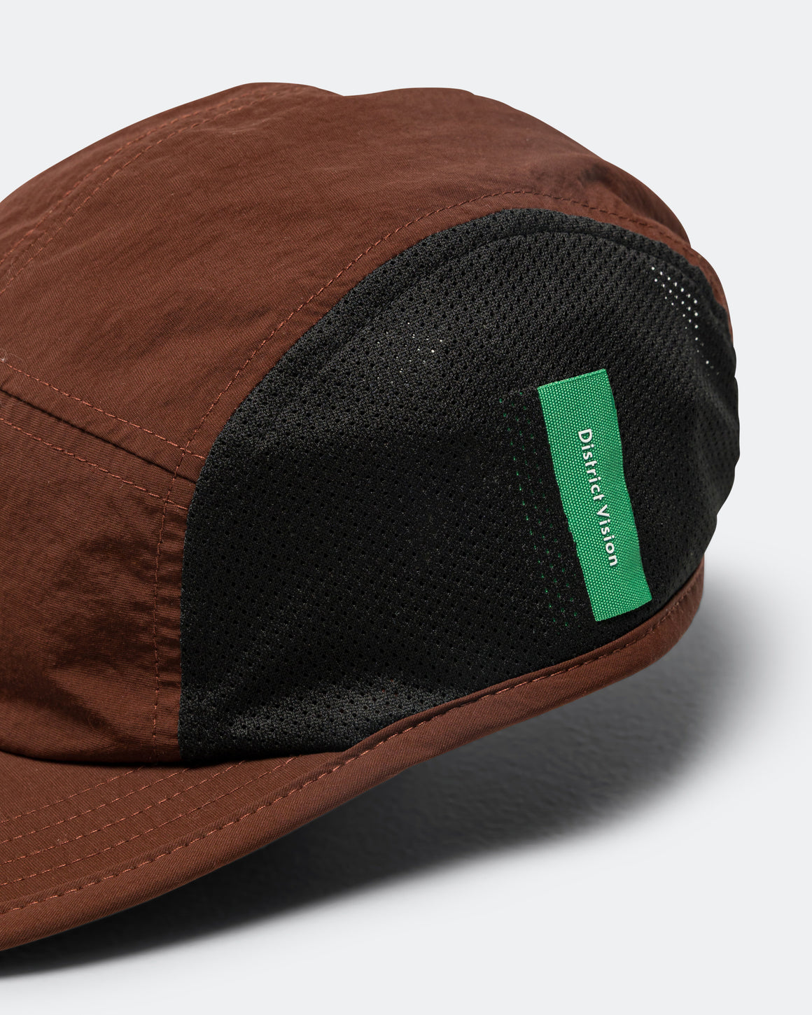 District Vision - Performance Panelled Mesh Hat - Terracotta - Up There Athletics