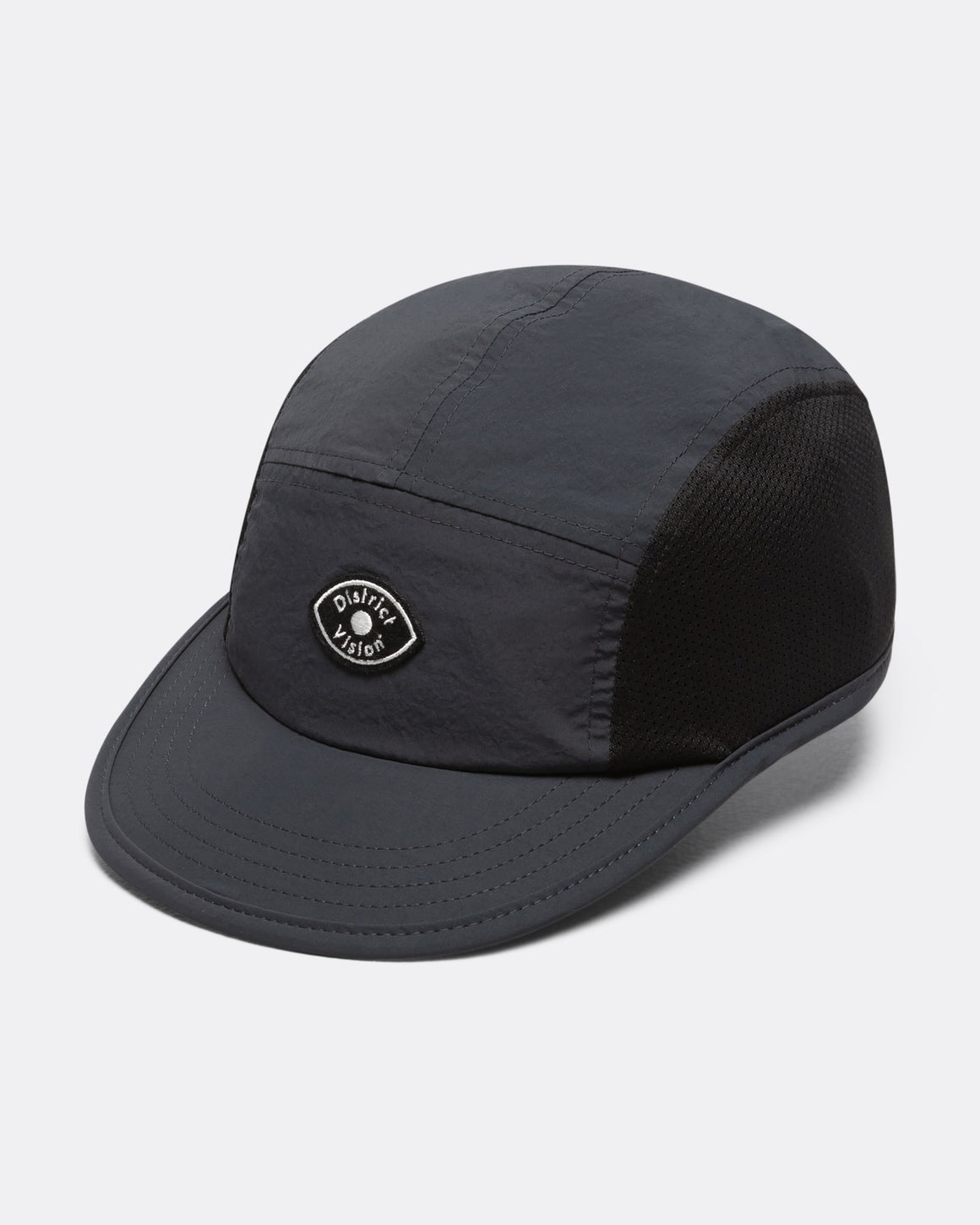 District Vision - Performance Panelled Mesh Hat - Thunder - Up There Athletics