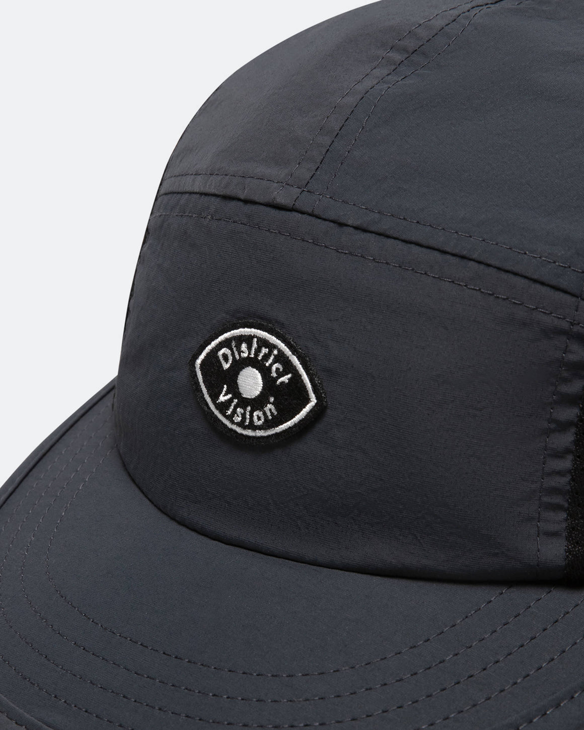 District Vision - Performance Panelled Mesh Hat - Thunder - Up There Athletics
