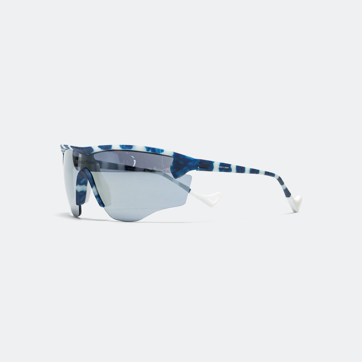 District Vision - Junya Racer - Navy Mosaic/D+ Silver Flash Mirror - Up There Athletics