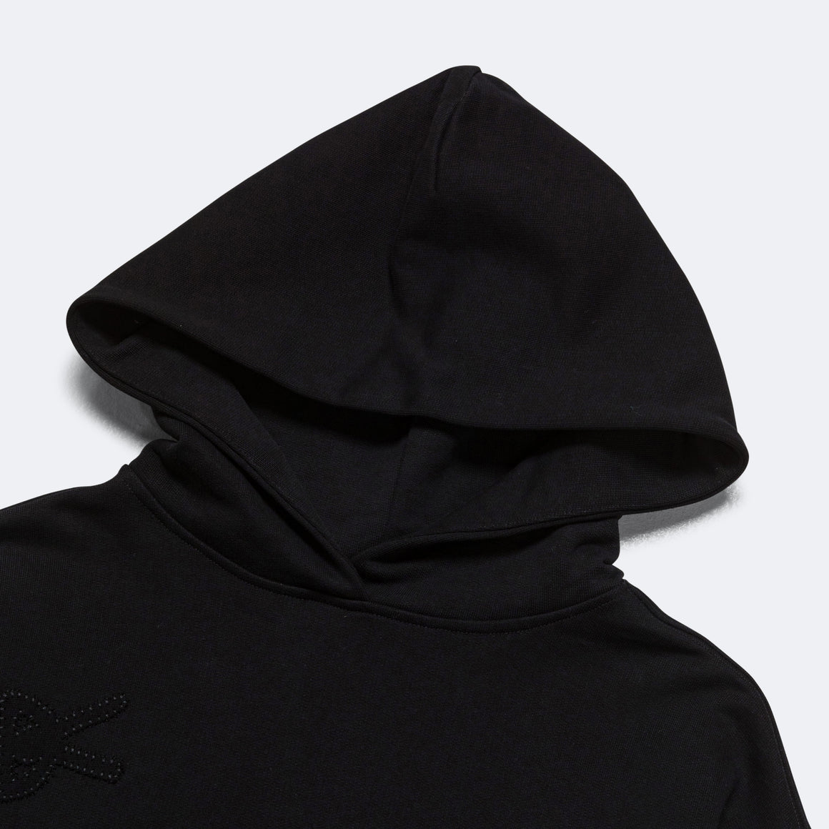 Womens Cropped Hoodie - Black