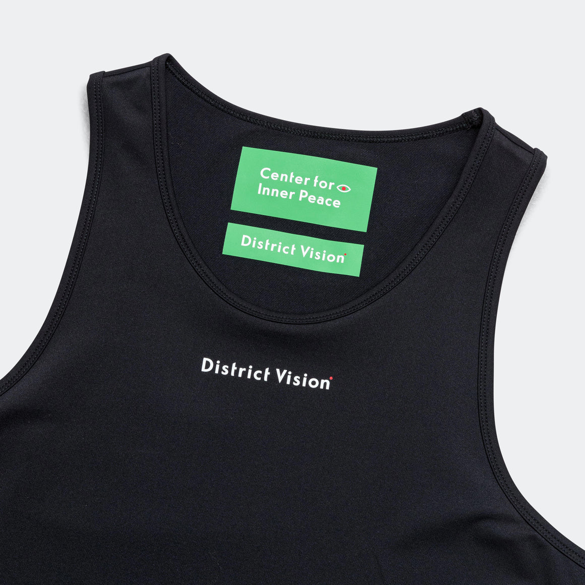 District Vision - Womens Training Singlet - Black - Up There Athletics