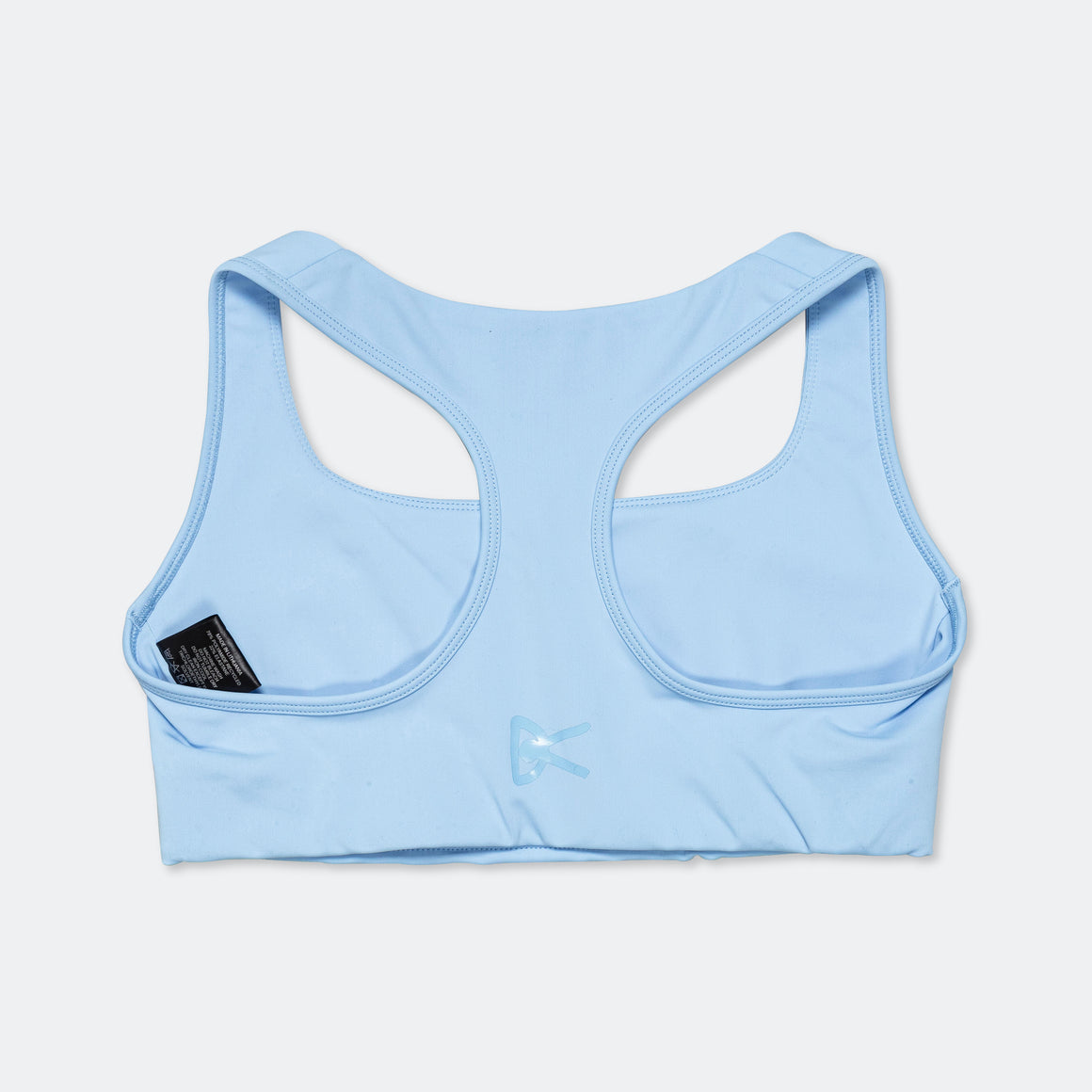 Womens Twin Layer Medium Support Bra - Cerulean