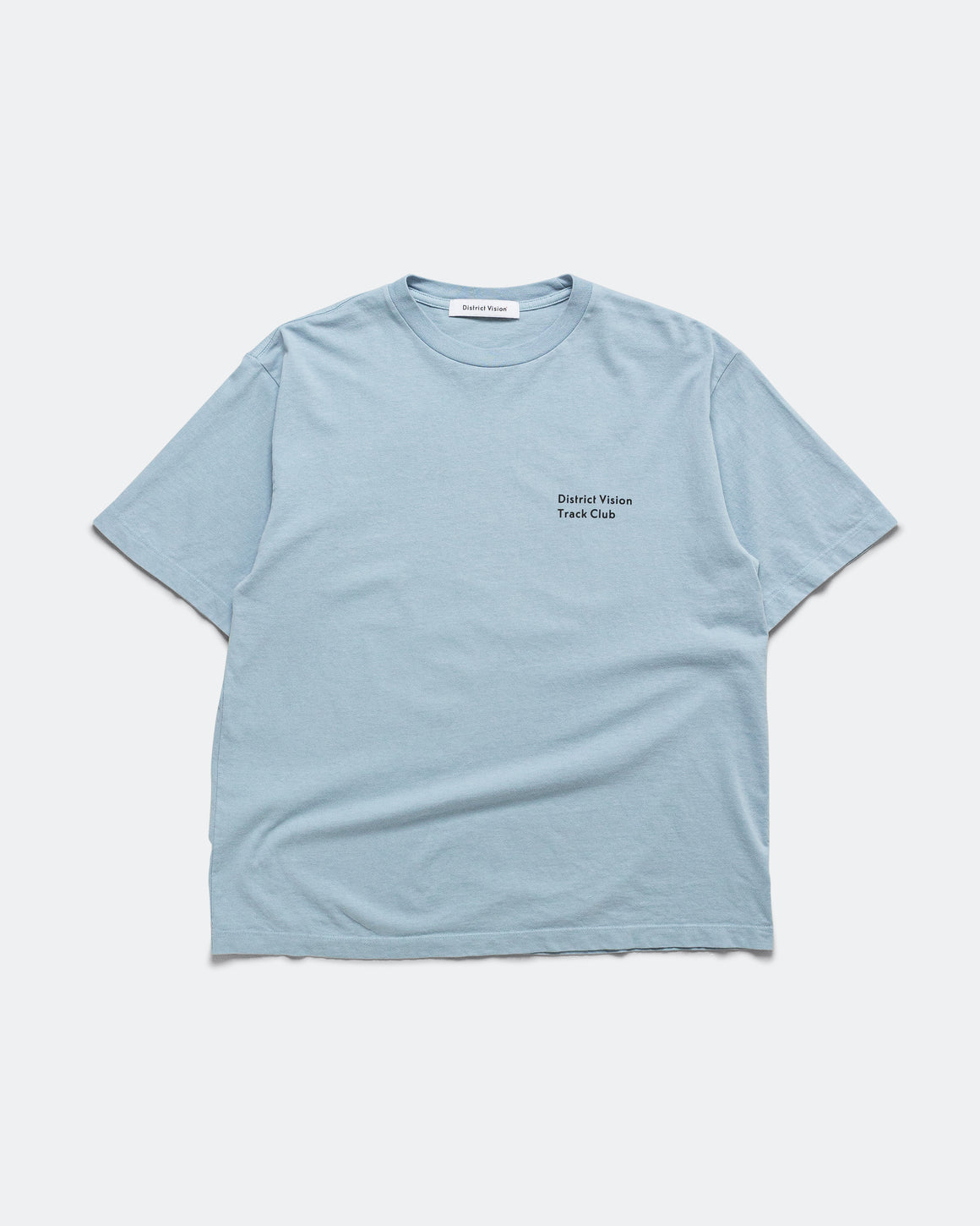 District Vision - Track Club California Cotton Tee - Warm Blue - Up There Athletics