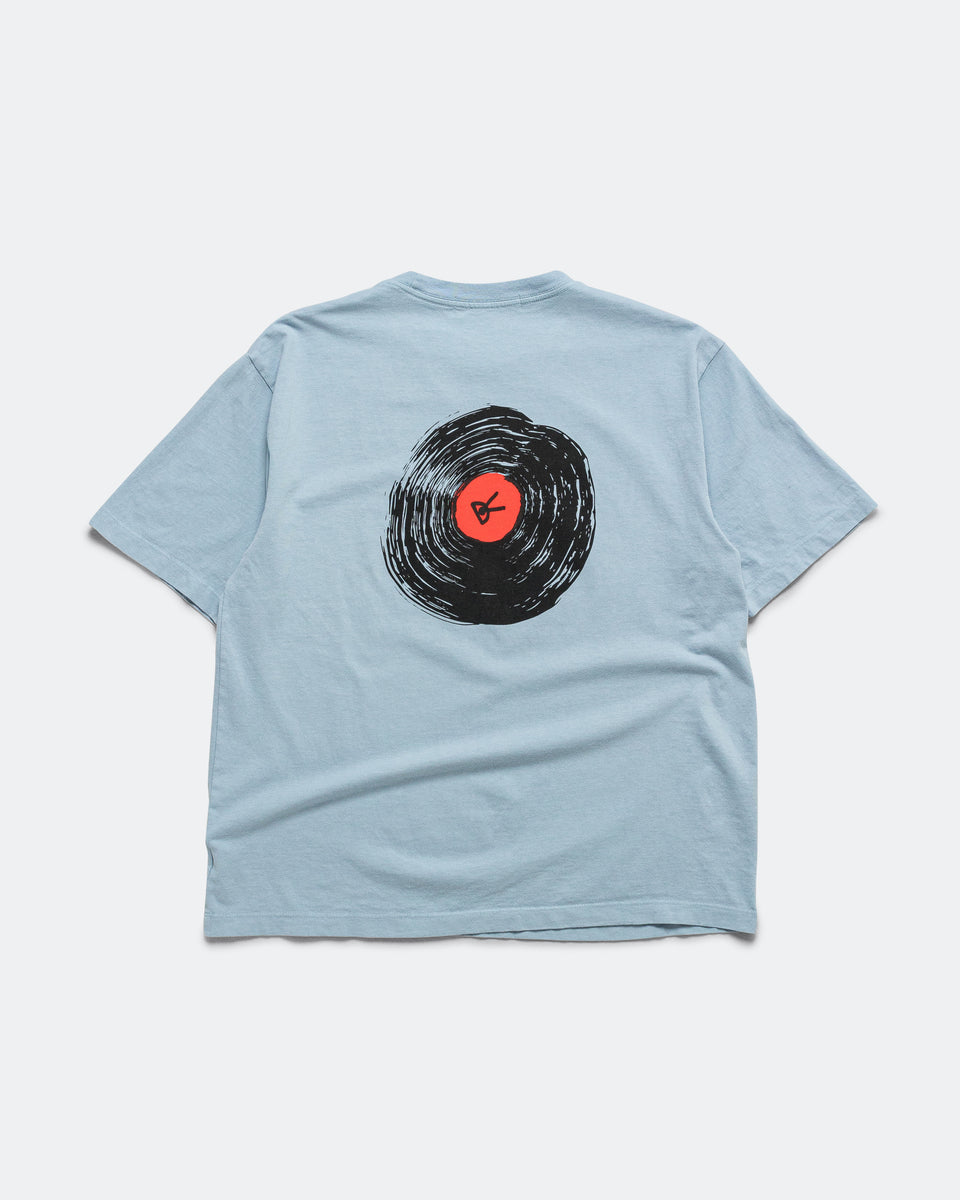 District Vision - Track Club California Cotton Tee - Warm Blue | Up ...