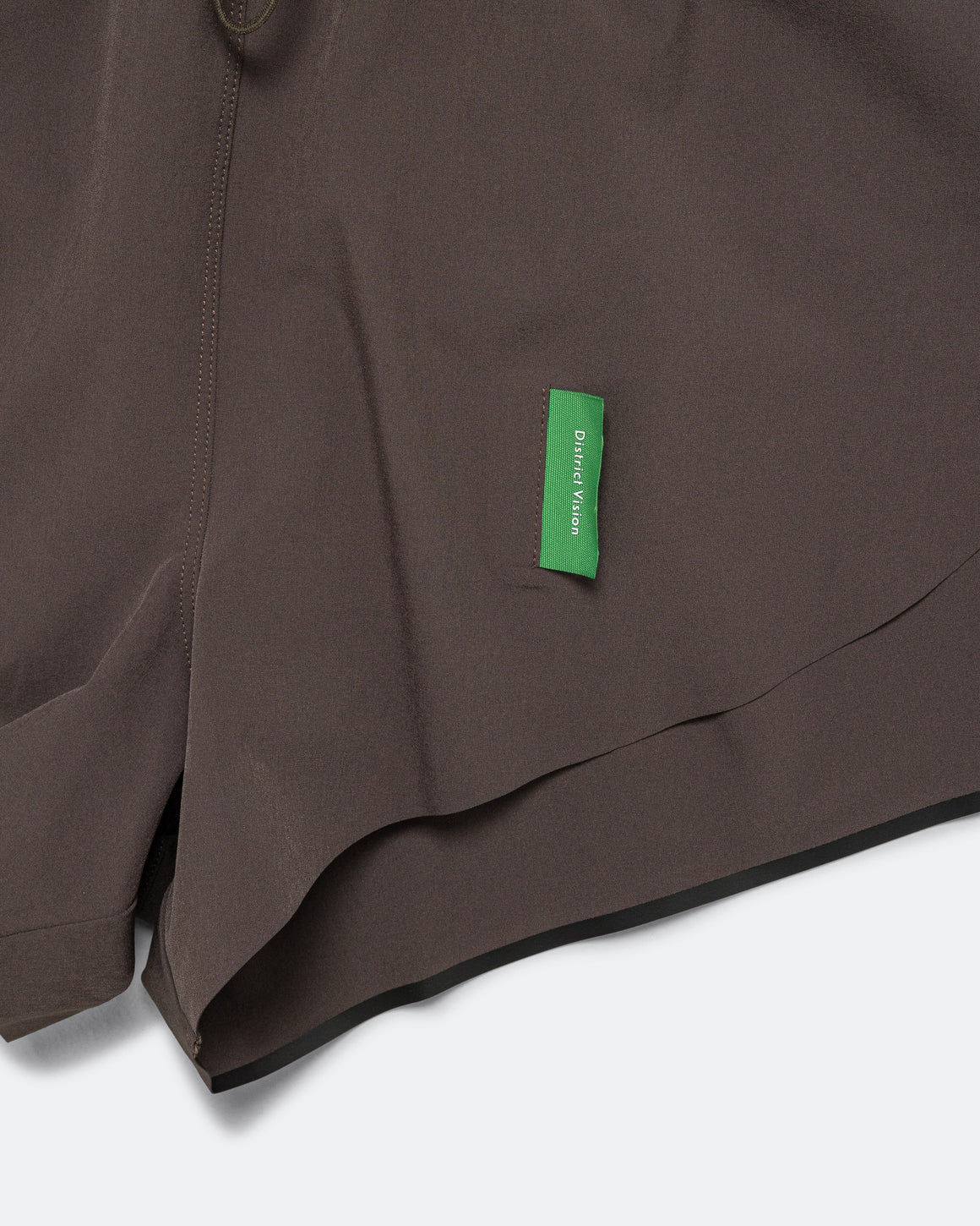 District Vision - Womens 2in Split Shorts - Dark Taupe - Up There Athletics