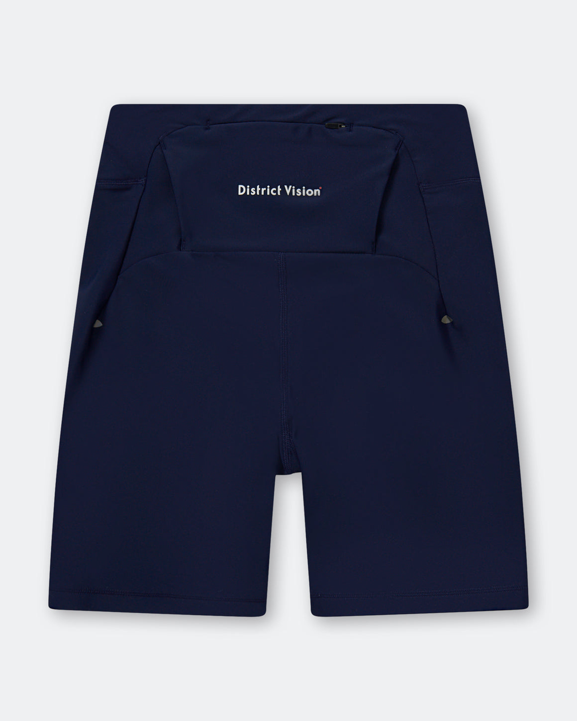 District Vision - Womens 7in Pocket Half-Tights - Indigo - Up There Athletics